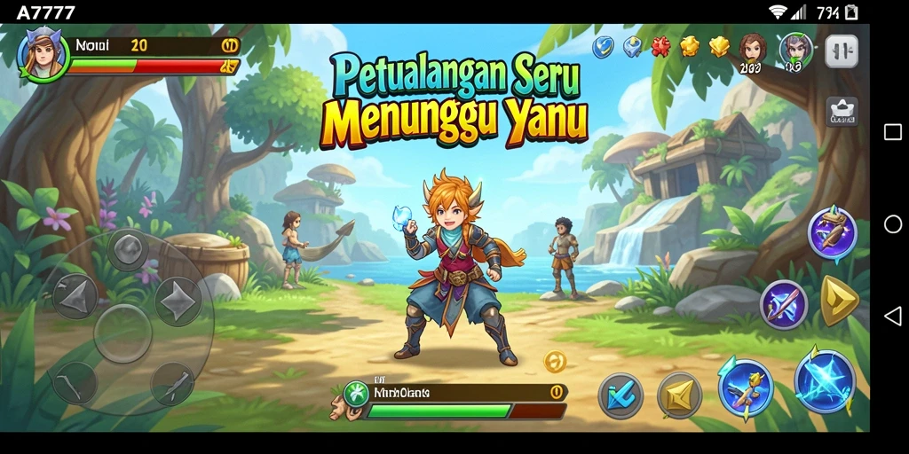 Tampilan gameplay A7777 dengan aksi penuh petualangan yang mendebarkan.