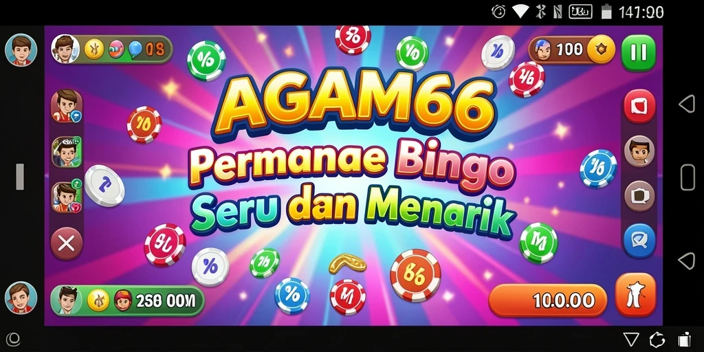 Tampilan gameplay seru di AGAM66 saat bermain Bingo.