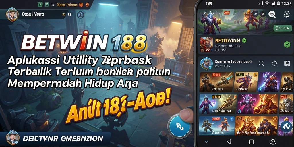 Tampilan utama BETWIN188 dengan fungsionalitas Utility yang optimal.