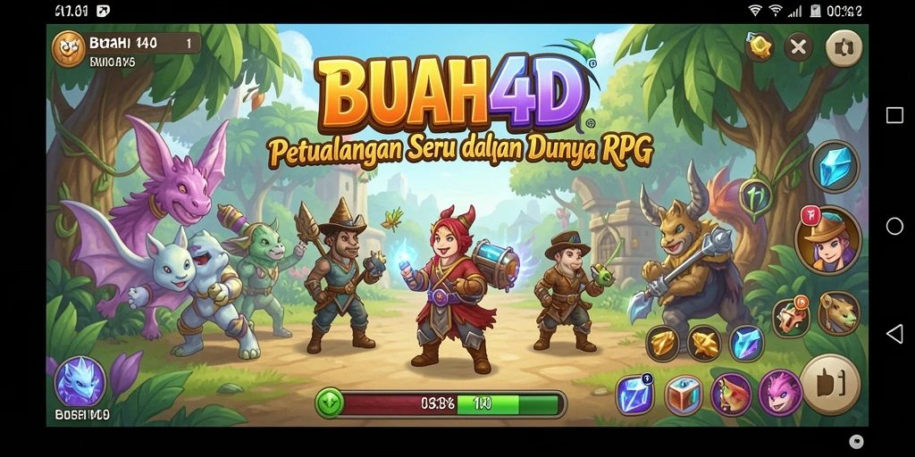 Tampilan menarik dari gameplay BUAH4D yang memukau.