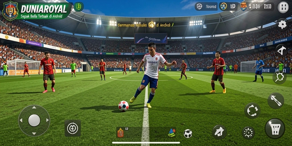 Tampilan gameplay menarik dari DUNIAROYAL memukau.