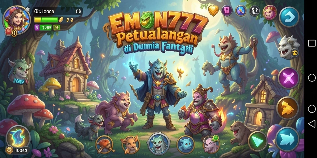 Tangkapan layar EMON777 menunjukkan aksi seru dalam petualangan.