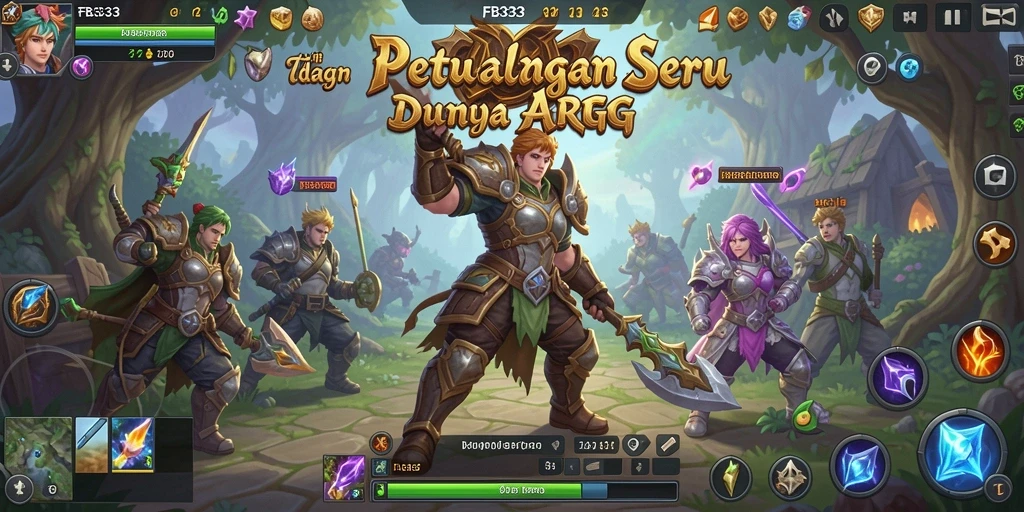 Tampilan aksi seru dalam gameplay ARPG FB333 yang menantang.