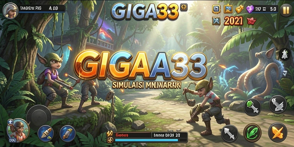 Tampilan gameplay GIGA33 dengan simulasi interaktif yang mengesankan.