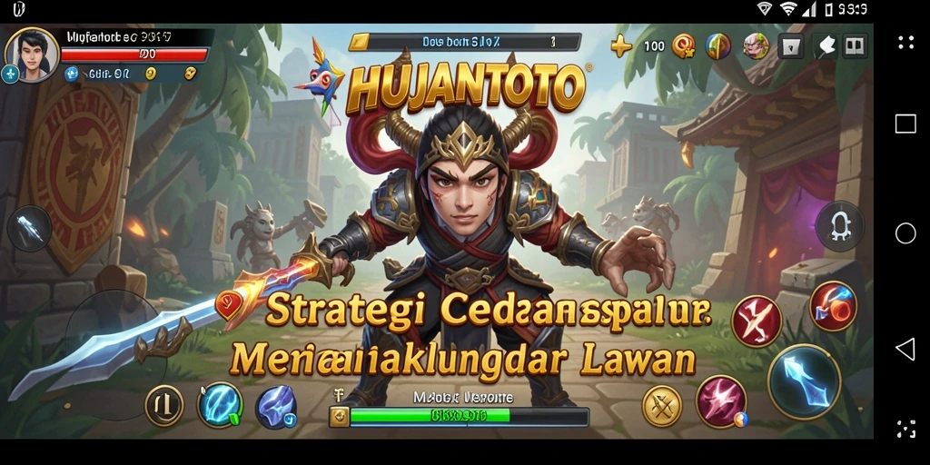 Tampilan gameplay HUJANTOTO dengan strategi yang mendebarkan.