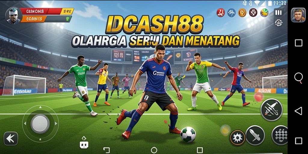 Tampilan gameplay menarik dari IDCASH88 yang menunjukkan keseruan olahraga.