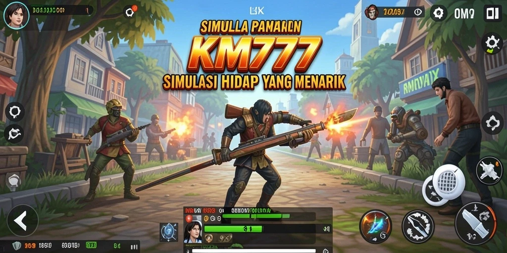 Tampilan gameplay yang menarik dari KM777 dalam pengalaman simulasi.