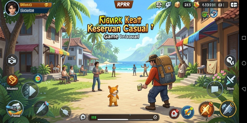 Screenshot RPRR menampilkan gameplay yang menghibur dan menyenangkan.