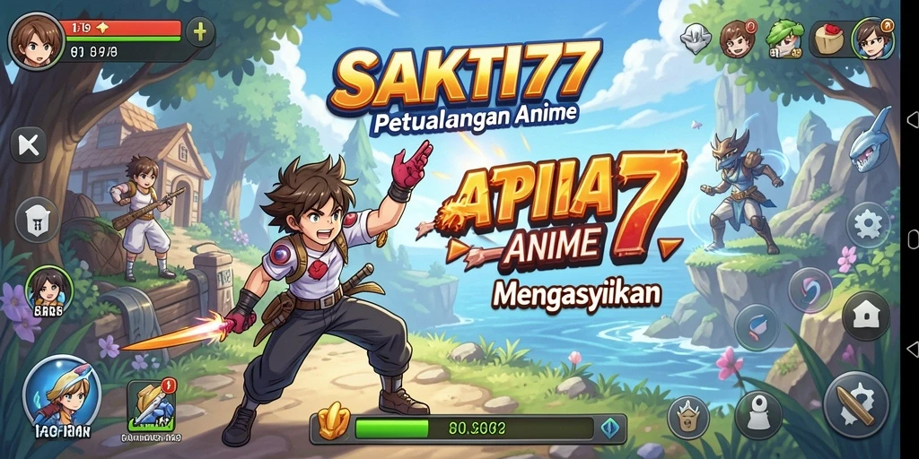 Tampilan gameplay SAKTI77 yang menawan dan penuh warna.