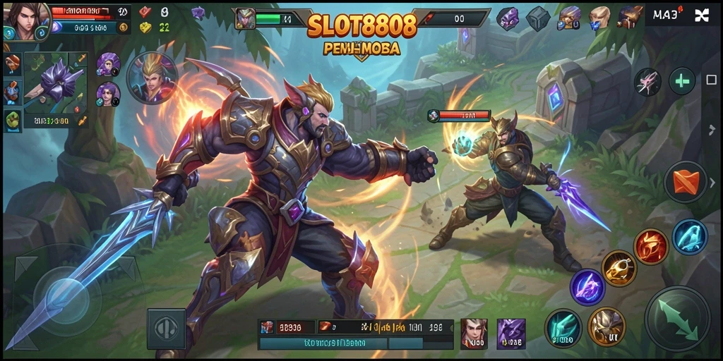 Tampilan menarik pada pertempuran epik di SLOT8808