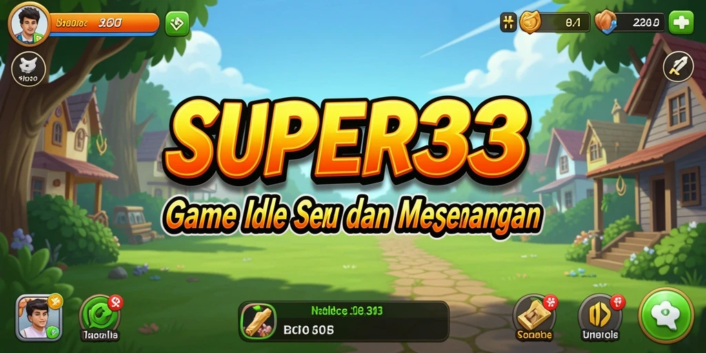Tampilan gameplay menarik dari SUPER33 yang menunjukkan kemajuan karakter.