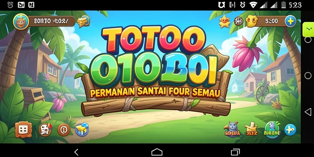 Tampilan gameplay menarik dari TOTO1000 dengan berbagai mode permainan.
