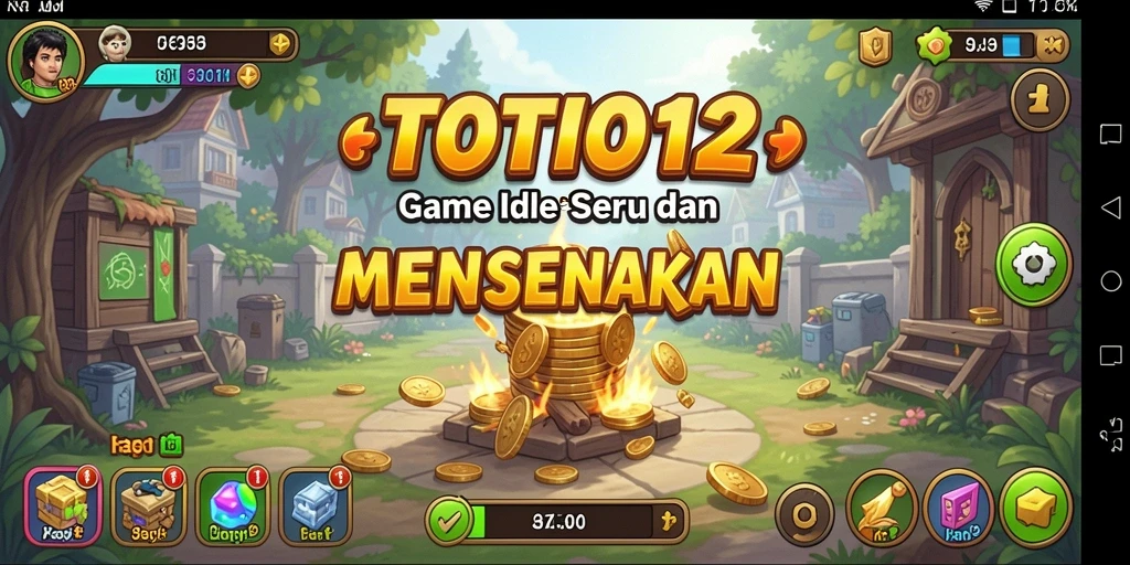 Tampilan menarik dari gameplay TOTO12 yang menghadirkan keseruan Idle.