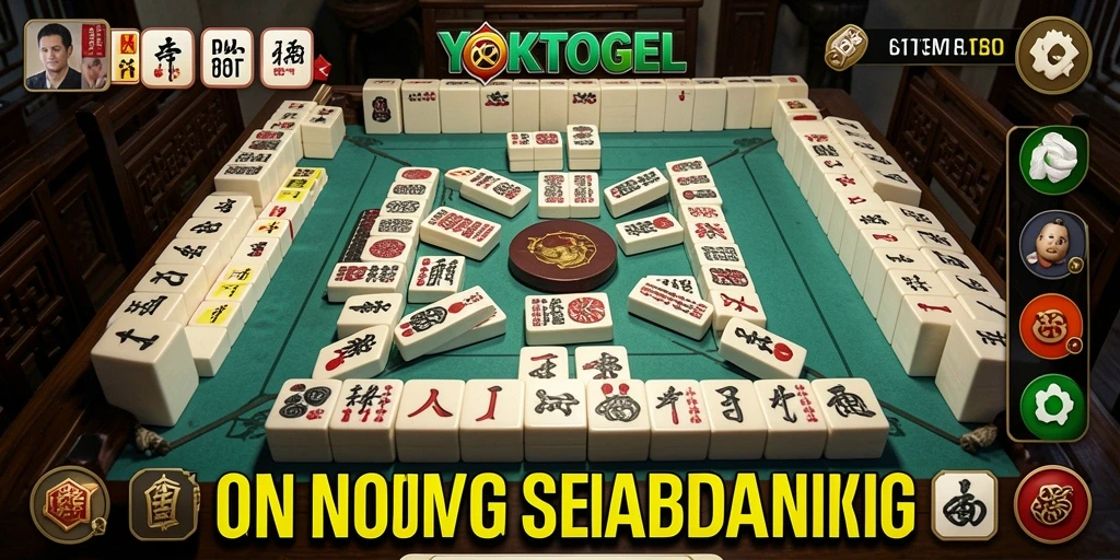 Screenshot YOKTOGEL menampilkan permainan Mahjong yang mendebarkan.